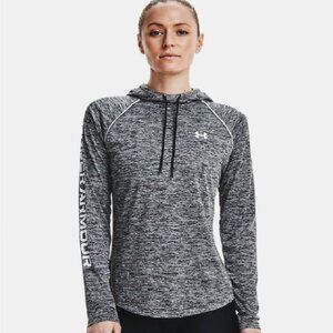 Under Armour Women's UA Velocity Wordmark Lightweight Gray Hoodie Size S